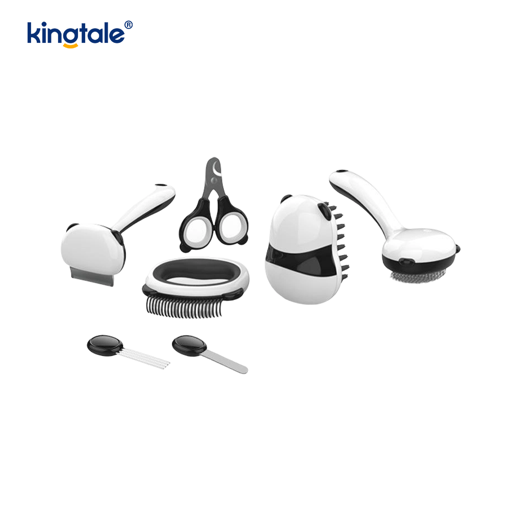 Pet Temizlik Ürün Seti Panda Model Banyo Fırçası