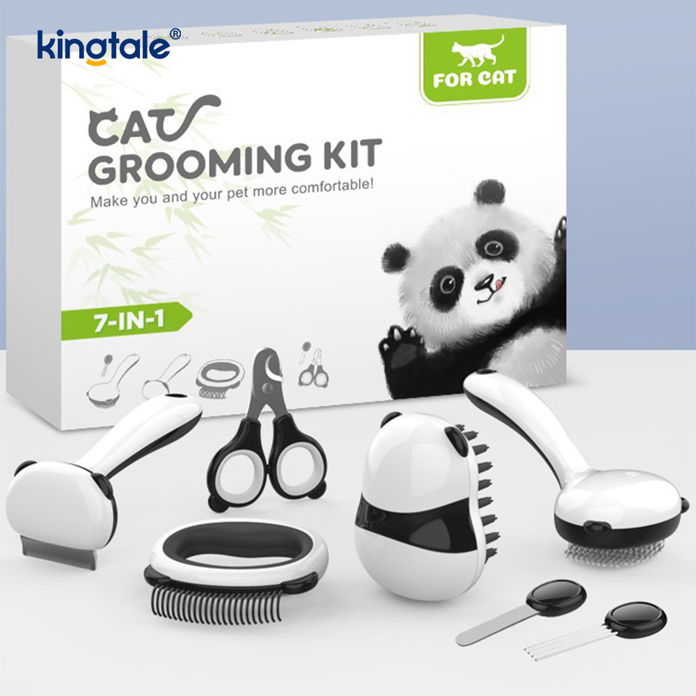 Pet Temizlik Ürün Seti Panda Model Banyo Fırçası Pet Temizlik Ürün Seti Panda Model Banyo Fırçası