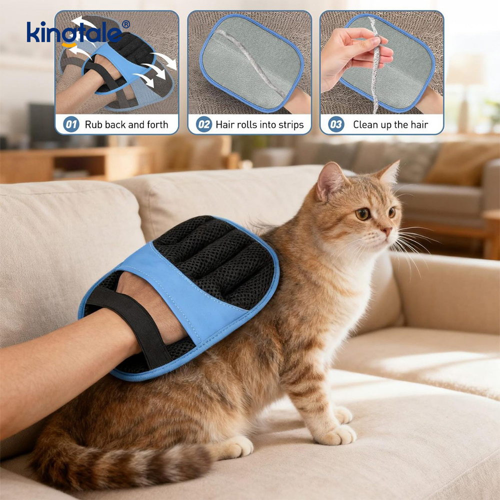 Köpekler ve Kediler İçin Pet Epilasyon Eldiveni Sihirli Fırça Elektrostatik Eldiven Köpekler ve Kediler İçin Pet Epilasyon Eldiveni Sihirli Fırça Elektrostatik Eldiven