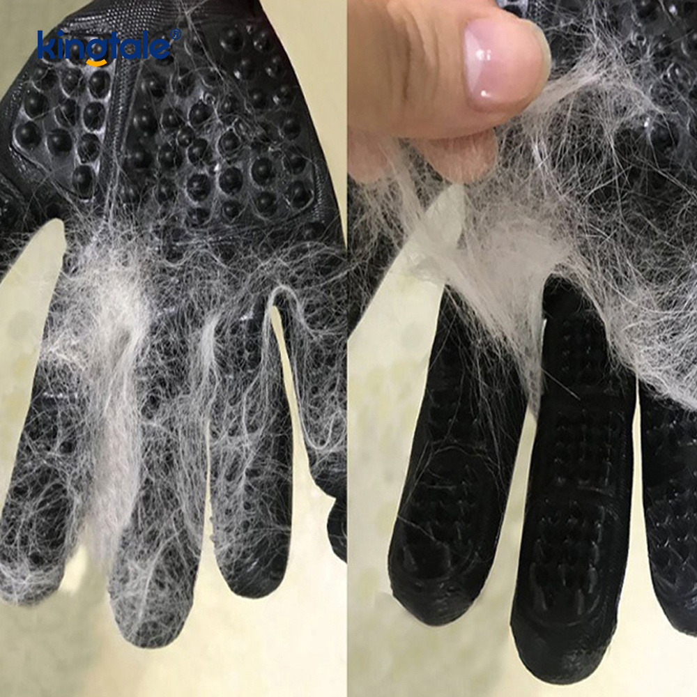 Pet Saç Çıkarıcı Eldiven Nazik Pet Bakım Eldiveni Fırça Dökülme Eldiveni