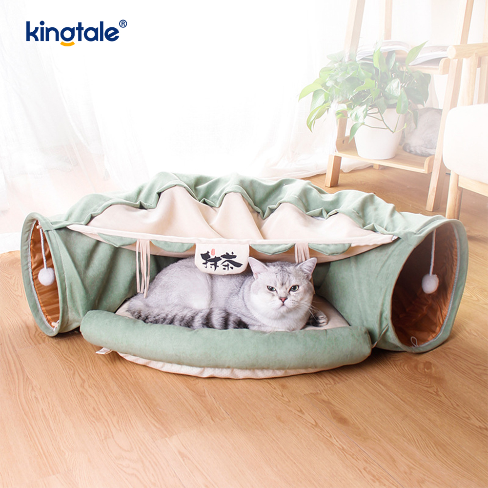 Katlanabilir Kedi Oyun Tüneli İnteraktif Oyuncak Labirent Kedi Evi Tünelleri İç Mekan