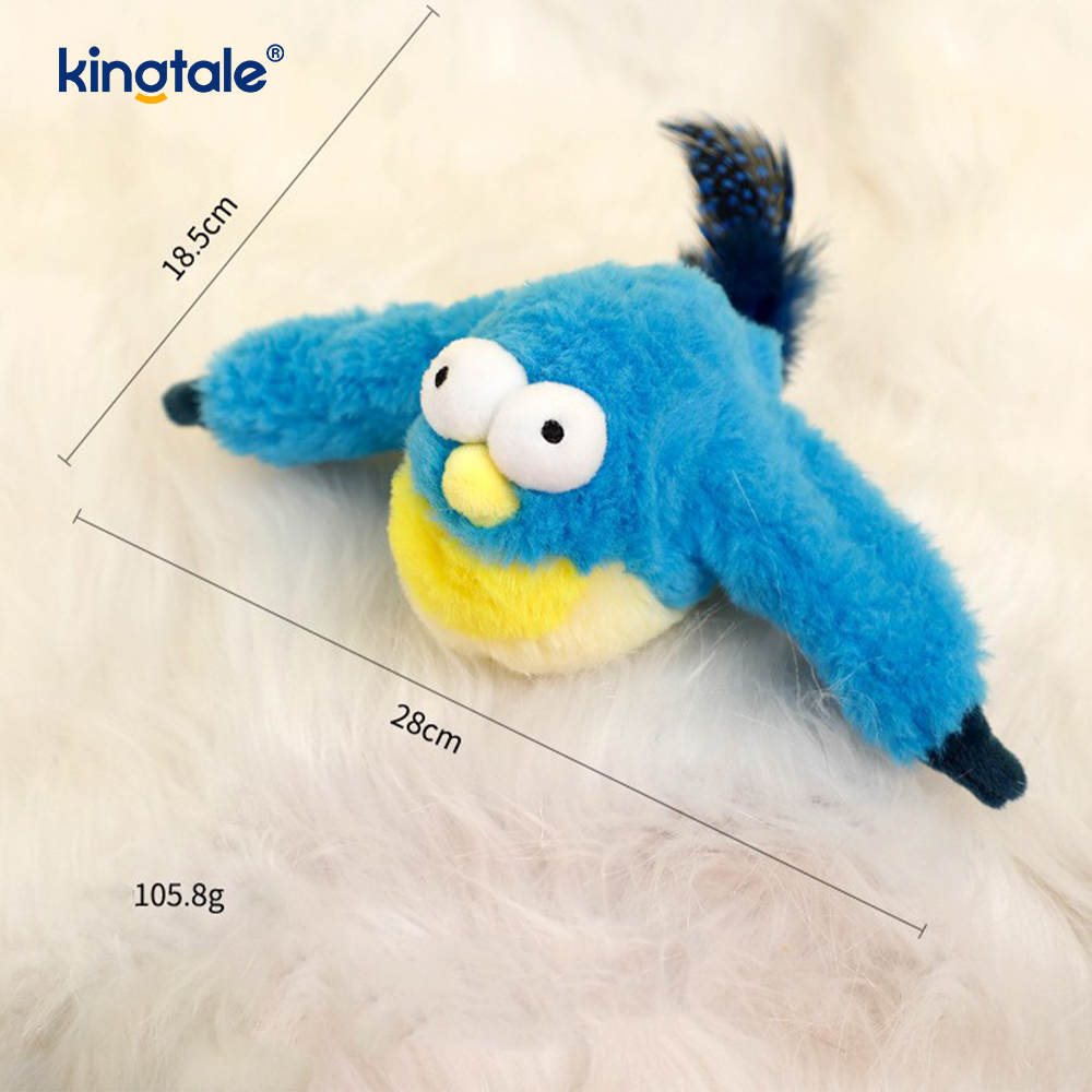 Tüm Irklar İçin Simüle Serçe Pet Peluş Oyuncak Kedi Kicker Kedi Nipleri Oyuncaklar Serçe