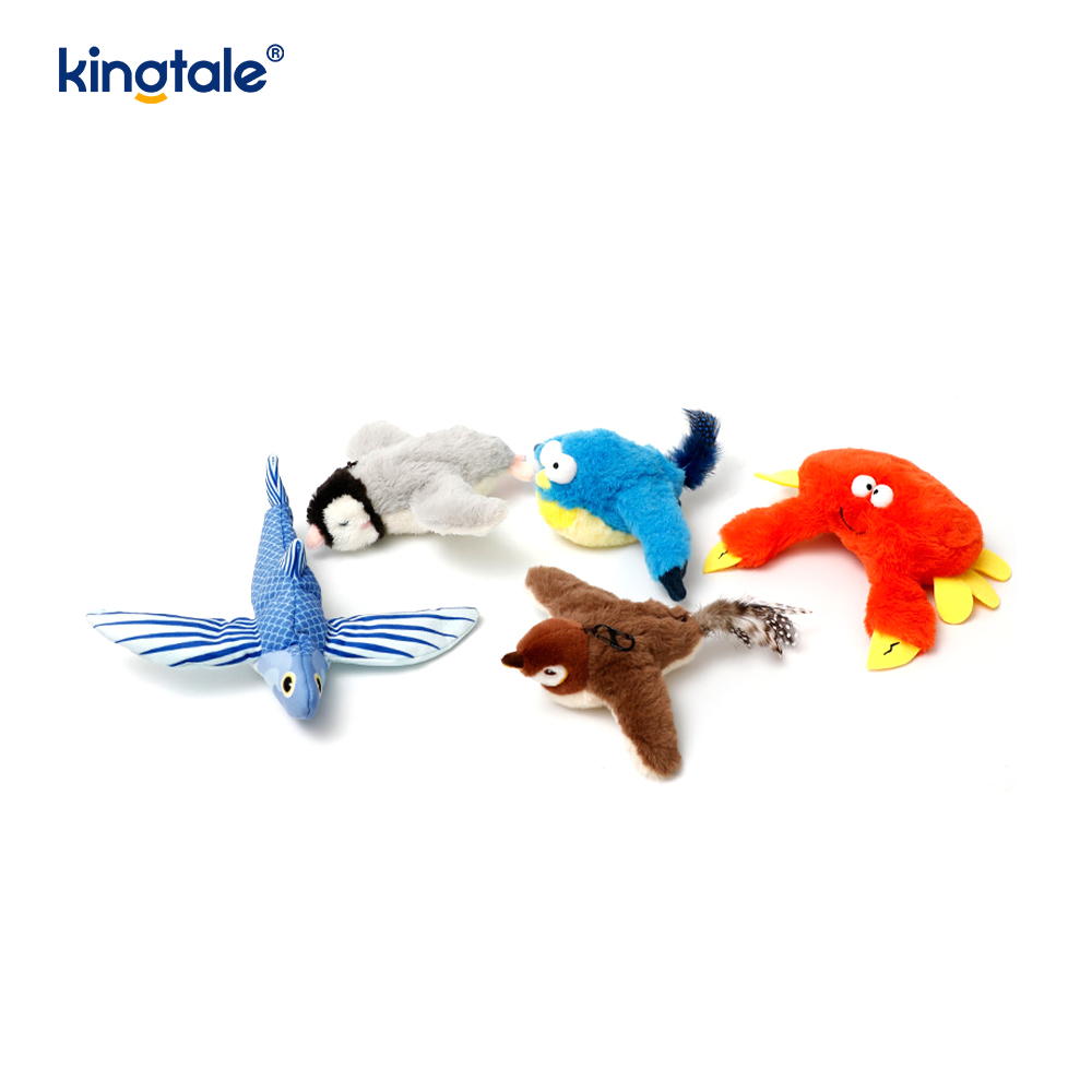 Tüm Irklar İçin Simüle Serçe Pet Peluş Oyuncak Kedi Kicker Kedi Nipleri Oyuncaklar Serçe