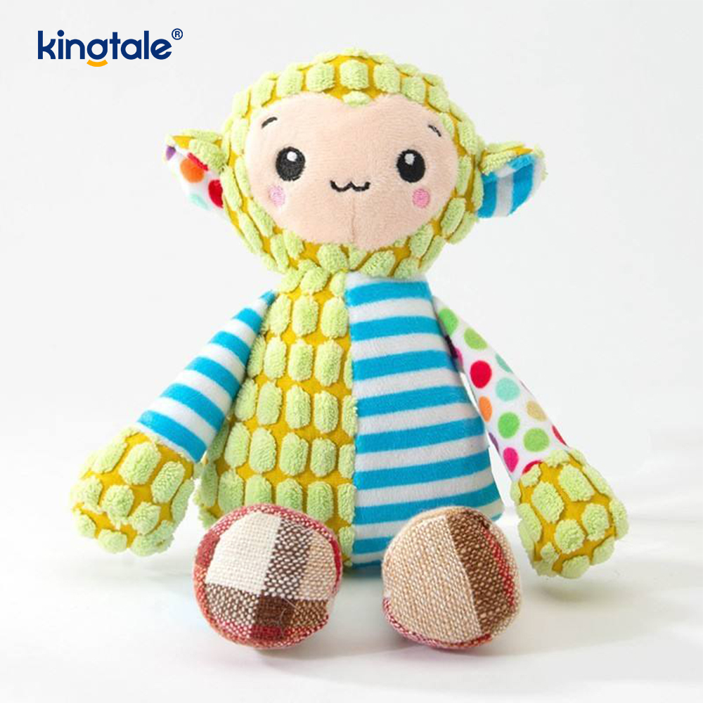 Makinede Yıkanabilir Mavi Kumaşlı Mavi Fil Yumuşak Peluş Evcil Hayvan Oyuncak