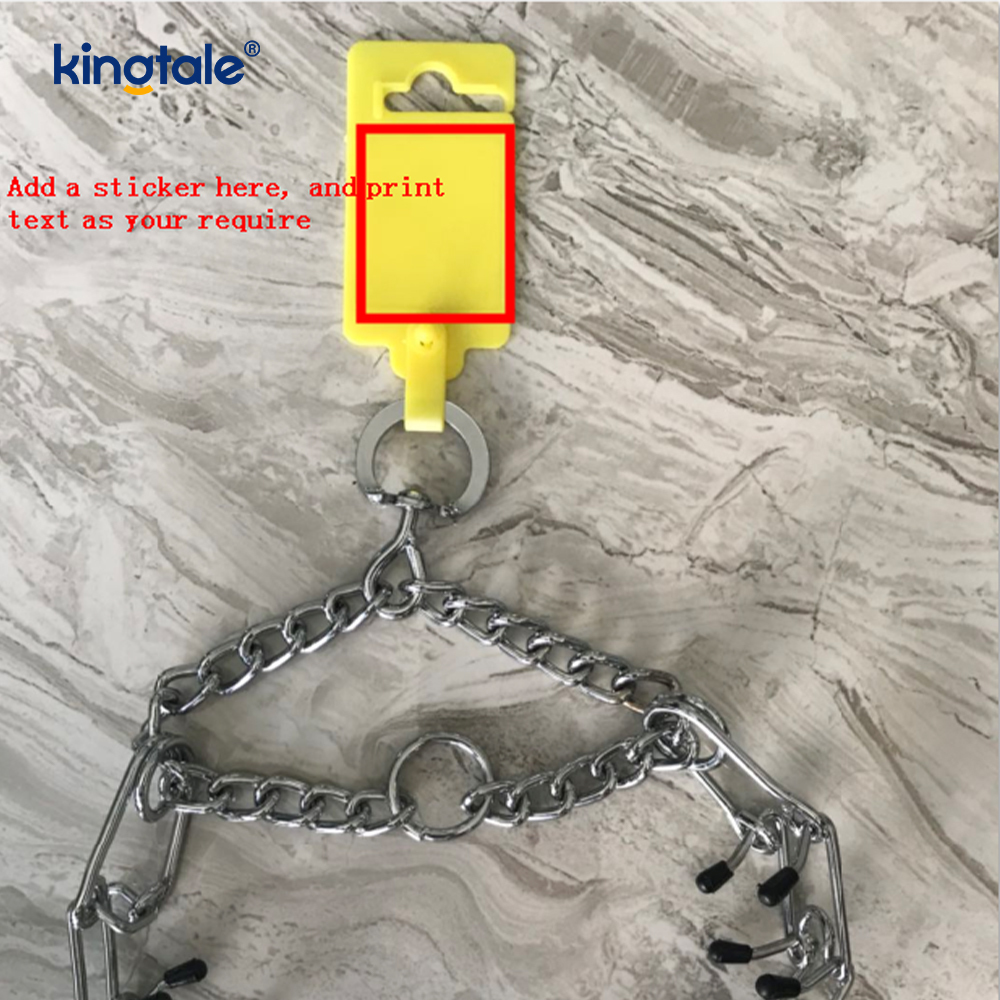 Pet Sıkıştırma Şok Tasmaları Karbon Çelik Metal Uçlu Köpek Eğitim Yaka