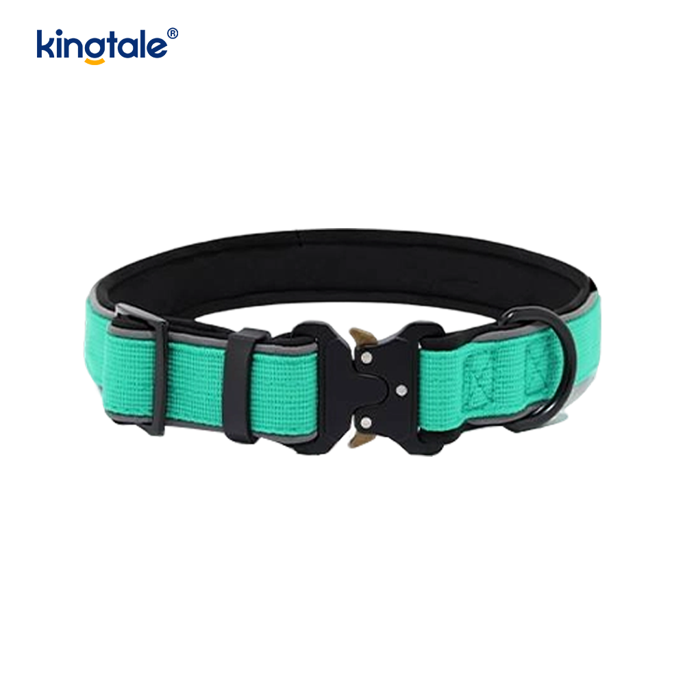 M L Köpekler İçin Ağır Ayarlanabilir Yansıtıcı Taktik Köpek Yaka Tokası