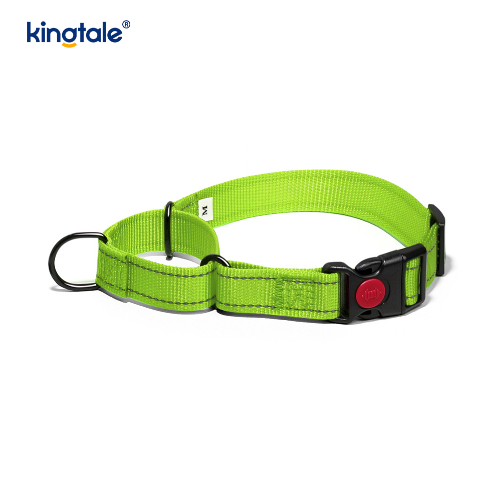 S M A L L Köpekler İçin Çekme Yok Yansıtıcı Ayarlanabilir Naylon Martingale Köpek Tasması