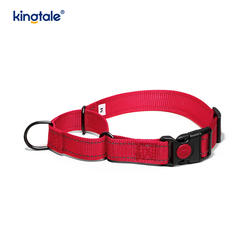S M A L L Köpekler İçin Çekme Yok Yansıtıcı Ayarlanabilir Naylon Martingale Köpek Tasması