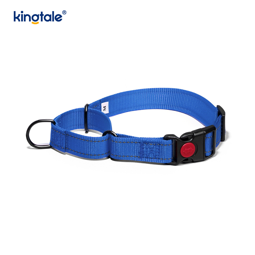 S M A L L Köpekler İçin Çekme Yok Yansıtıcı Ayarlanabilir Naylon Martingale Köpek Tasması