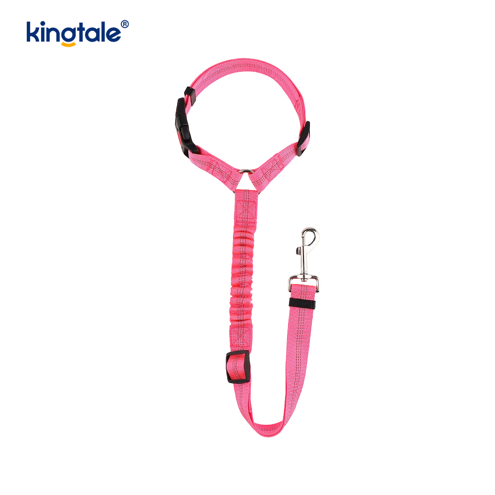Dayanıklı Polyester Yansıtıcı Pet Araba Emniyet Kemeri Tasma Anti-Rush Anti-Rush