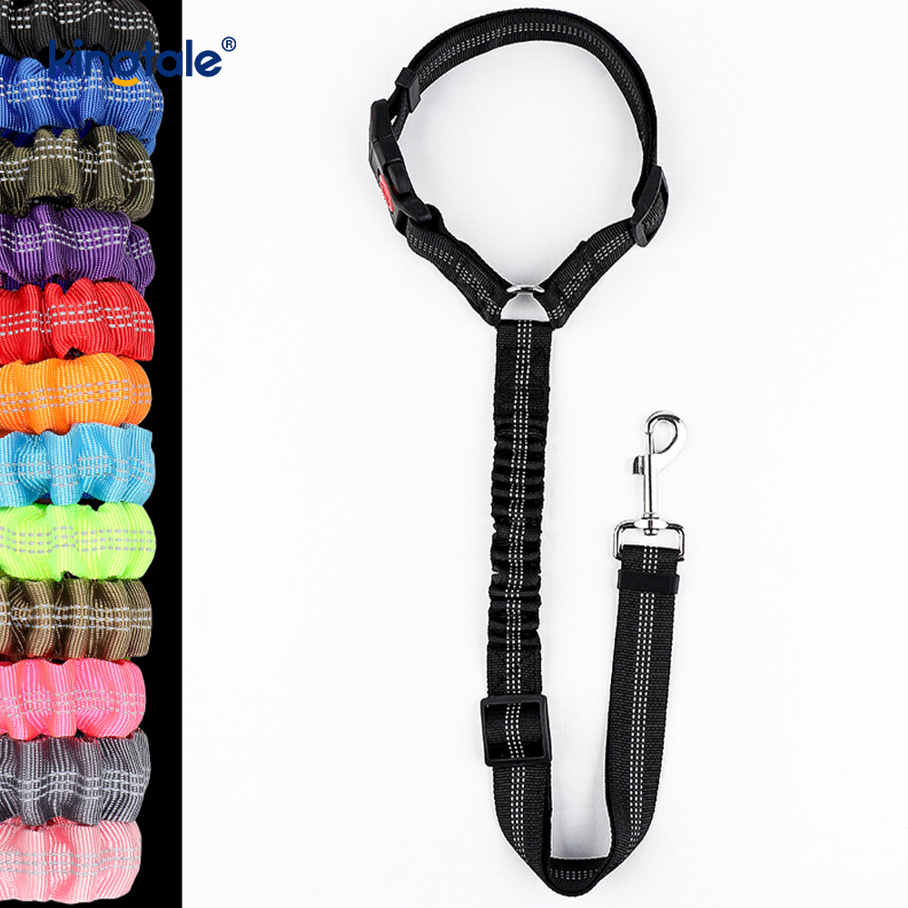 Dayanıklı Polyester Yansıtıcı Pet Araba Emniyet Kemeri Tasma Anti-Rush Anti-Rush