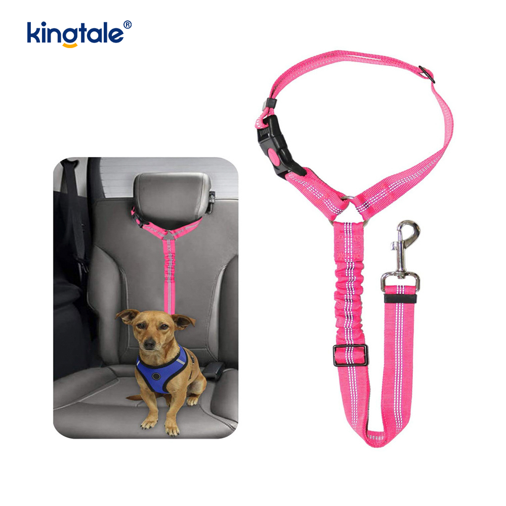 Dayanıklı Polyester Yansıtıcı Pet Araba Emniyet Kemeri Tasma Anti-Rush Anti-Rush