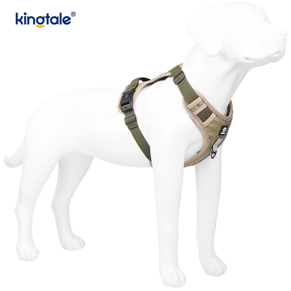 Naylon Perçin Yansıtıcı Ayarlanabilir Nefes Alabilir Spor Köpek Evcil Hayvan Koşum Takımı
