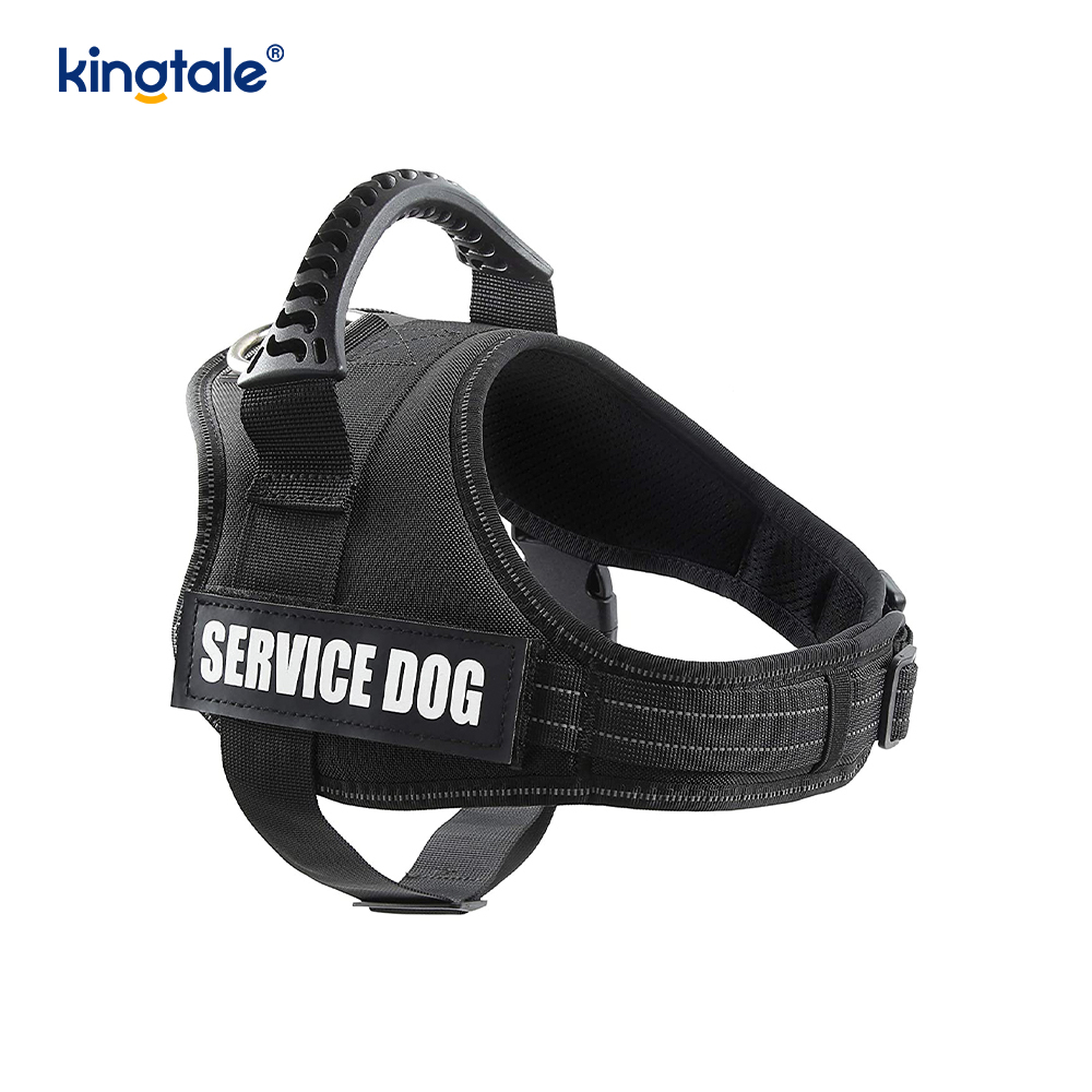 Hiçbir Çekme Yansıtıcı Tasarımcı Köpek Koşum Katı Naylon Halat Köpek Tasma