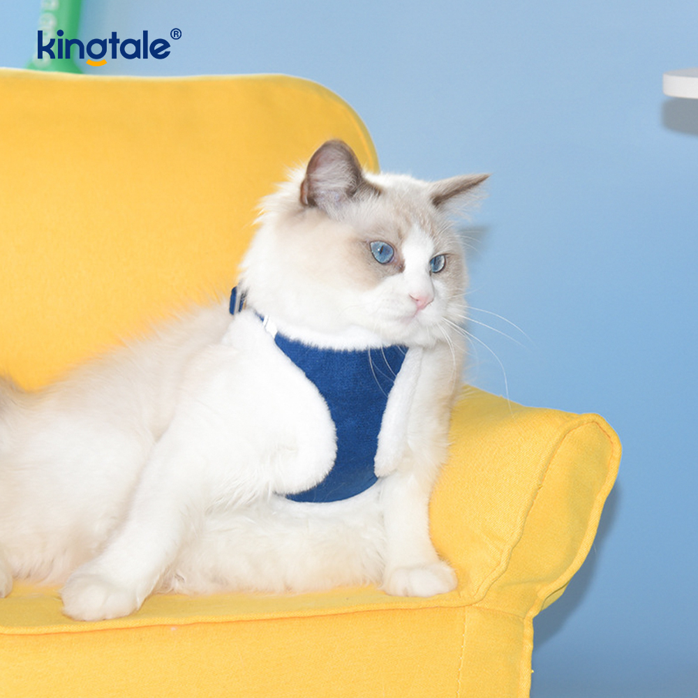 Peluş Pet Köpek Koşum Tasma Seti Sonbahar Yürüyüş Köpekleri Koşum Yelek