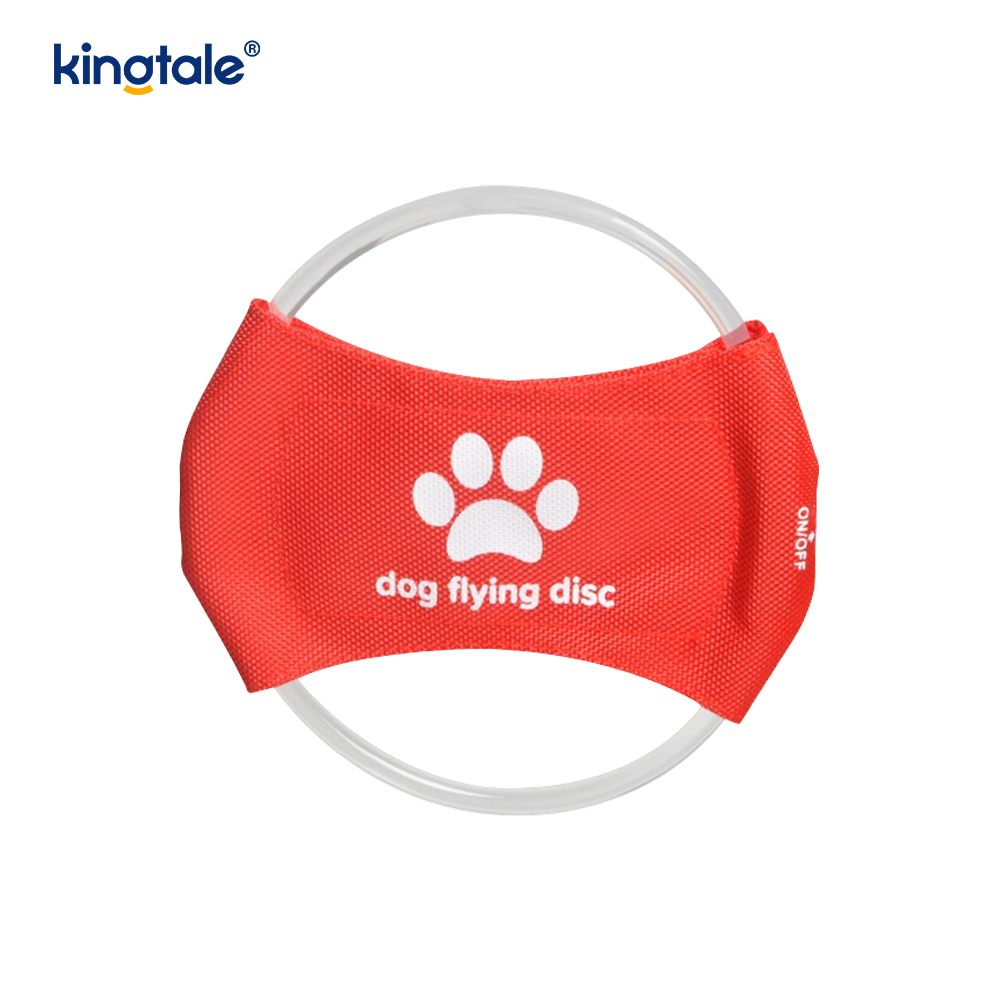 LED Ed Şarj Edilebilir Işıklı Pet Frizbi Köpek Eğitim Oyuncak