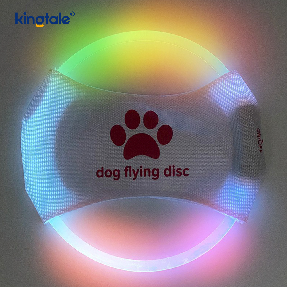 LED Ed Şarj Edilebilir Işıklı Pet Frizbi Köpek Eğitim Oyuncak LED Ed Şarj Edilebilir Işıklı Pet Frizbi Köpek Eğitim Oyuncak