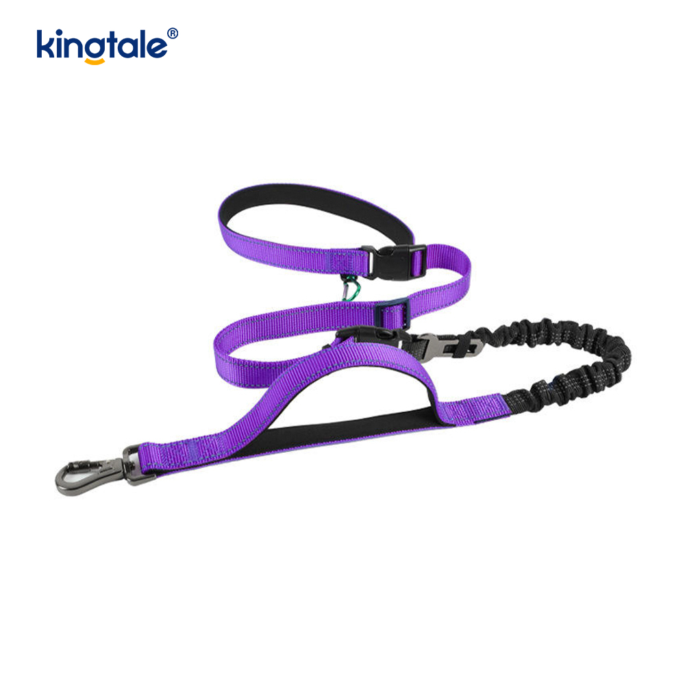Yansıtıcı Crossbody Eller Serbest Köpek Tasma Evcil Hayvan Tasmaları