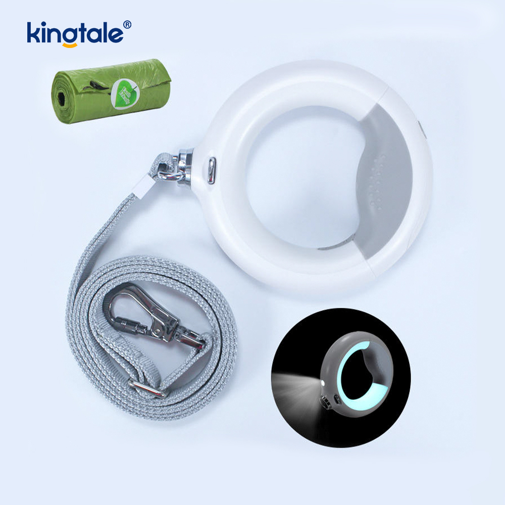 LED Köpek Yürüyüş Tasması Naylon Çekme Halatı ile Geri Çekilebilir Tasma