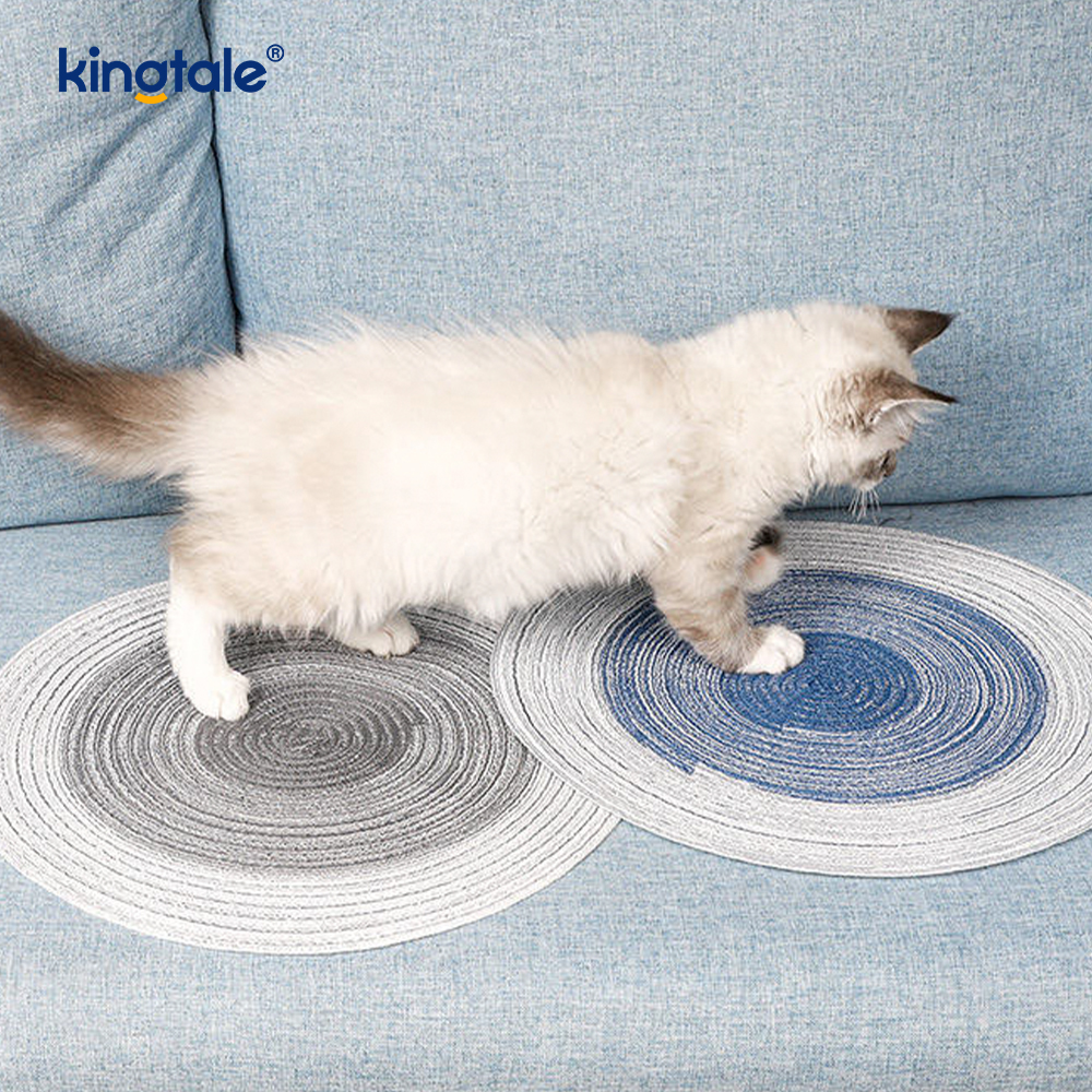Doğal Sisal Kedi Tırmalama Mat Yatay Kedi Zemin Tırmalama Pedi Halı