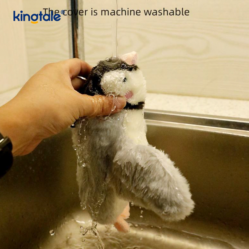 Dokunduğunda Ses Çıkaran Peluş, Gerçekçi Kuş/Elektrikli Şarj Edilebilir Kedi Oyuncağı
