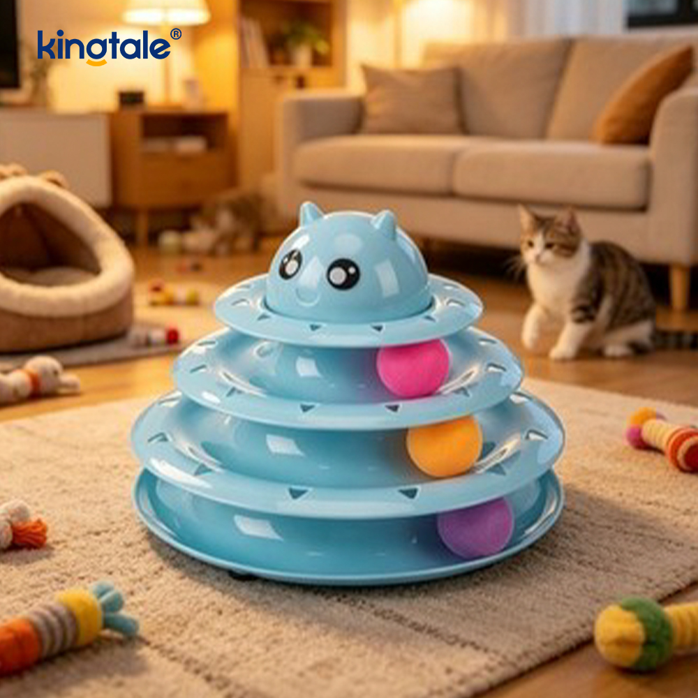 İnteraktif 3 Seviye Pikap Kedi Evcil Hayvan Oyuncakları Eğlenceli Zihinsel Bulmaca Bulmaca Oyuncakları