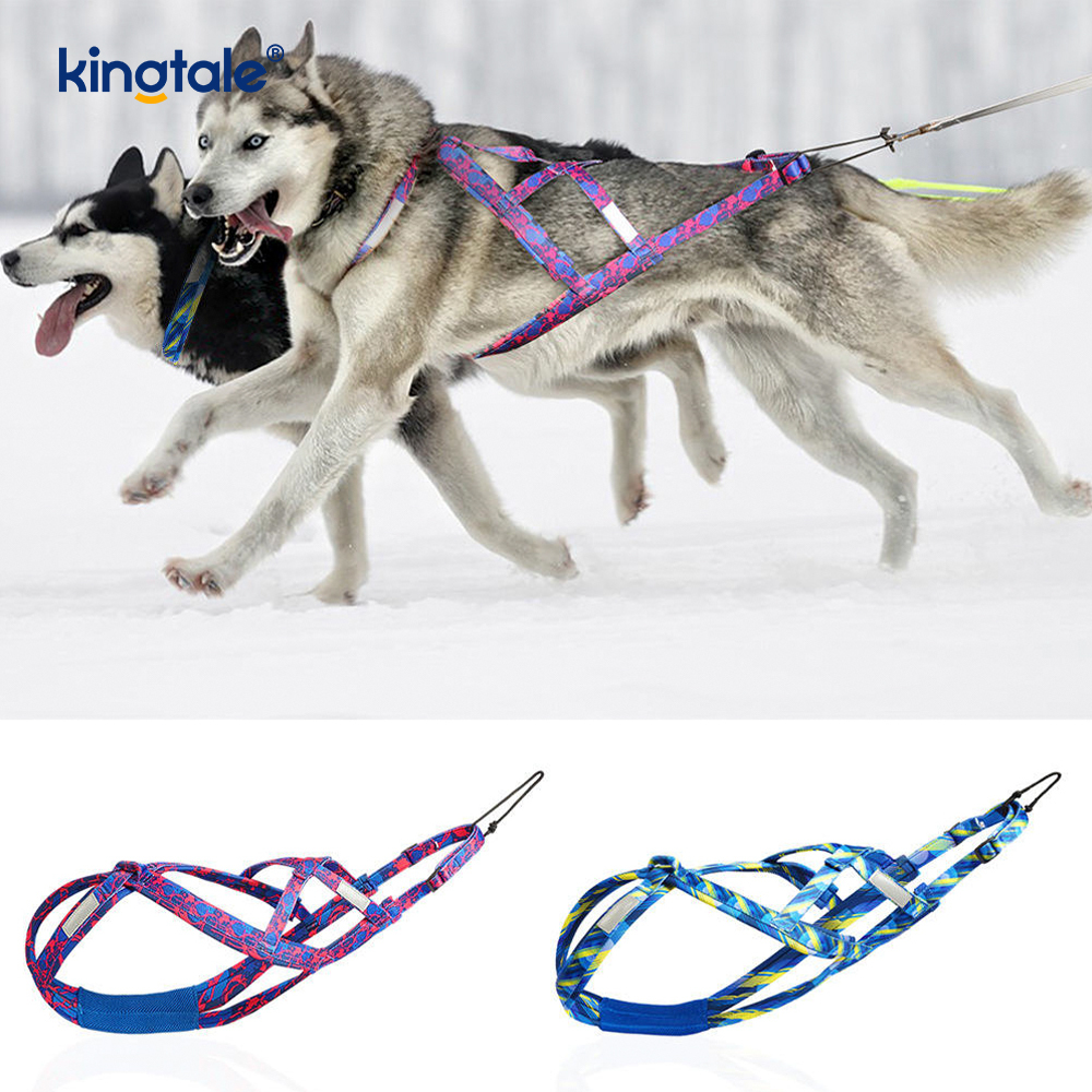 Köpekler için Husky Mushing Harness X Geri Harness Çeken Köpek