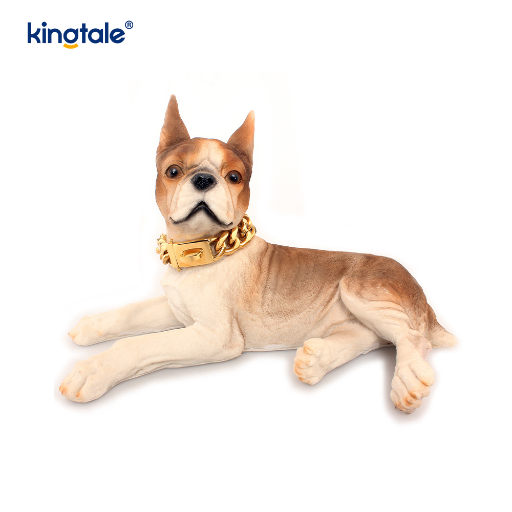Moda Kaplama Paslanmaz Çelik Pet Küba Bağlantı Köpek Şok Zinciri Yaka